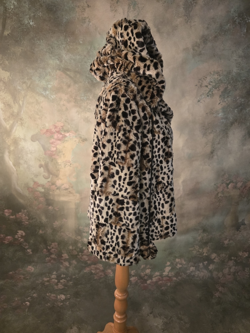 Outdoor Edition By Parkhurst Faux Fur Hooded Jacket Mob Wife Aesthetic S - Picture 3 of 15